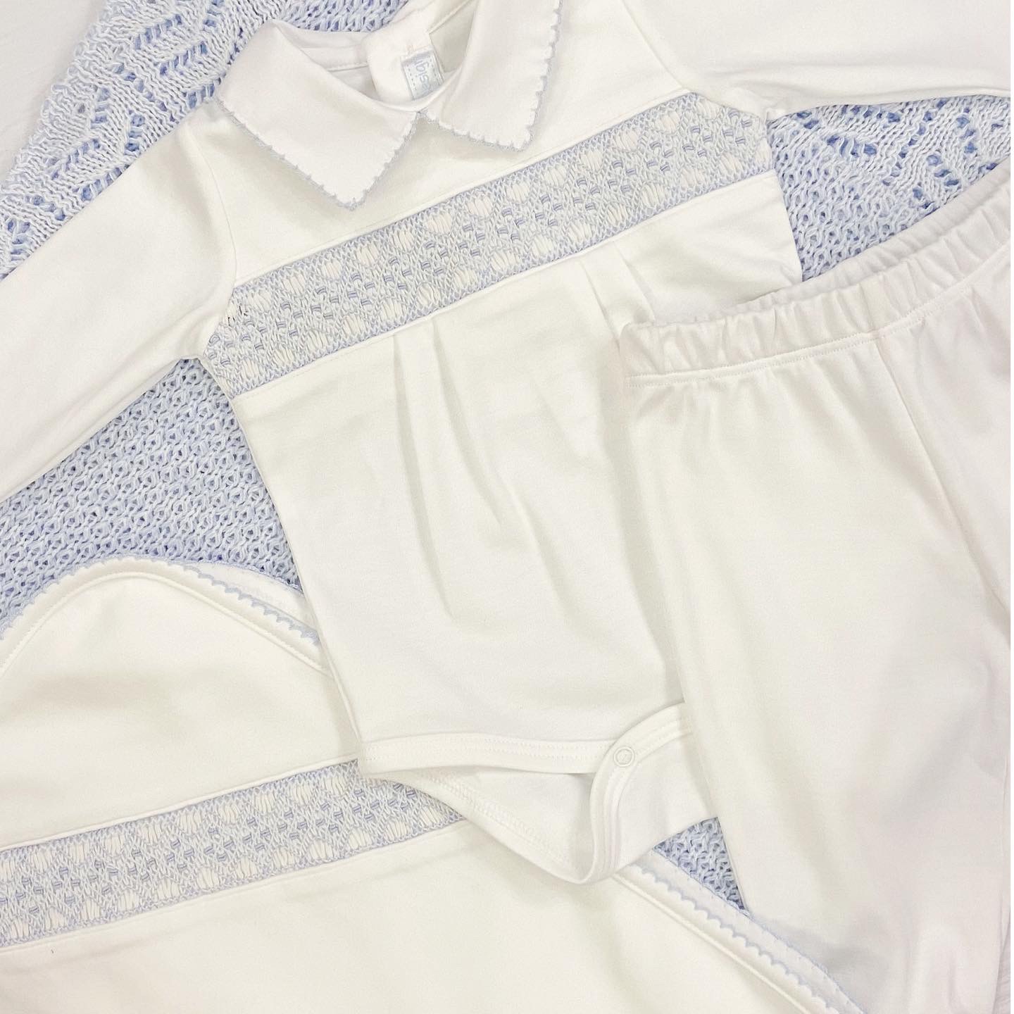 Body en algodón PIMA smock - 6M