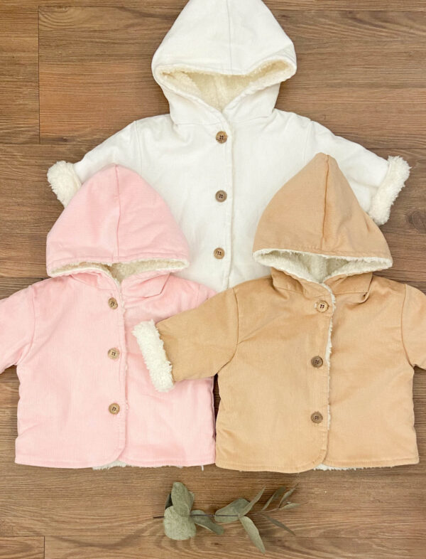 Campera Alaska en pana y corderito