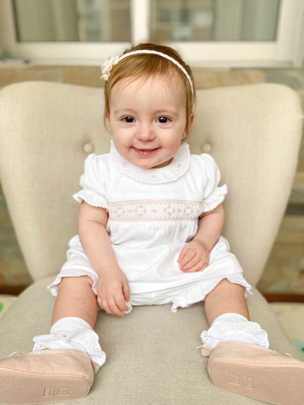 Vestido en algodón PIMA smock - Imagen 2