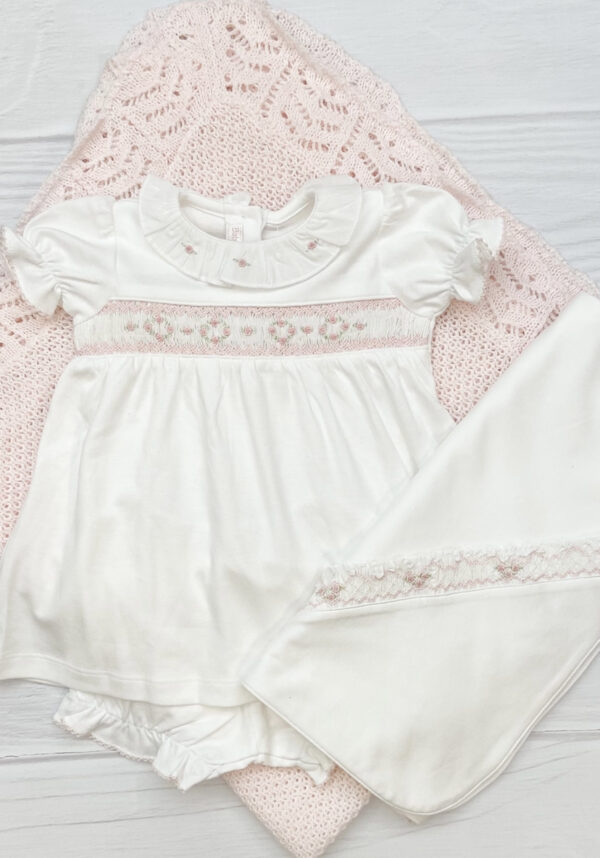 Vestido en algodón PIMA smock - Imagen 3