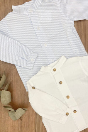 Camisa Varón Cuello Mao
