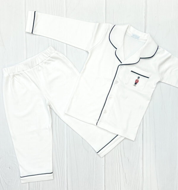 Pijama de dos piezas PIMA bordado - Imagen 4