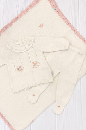 Conjunto de dos piezas Alpaca Ramillete