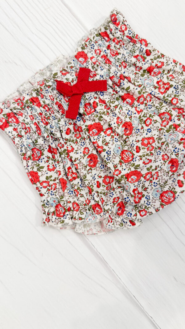 Short Valencia Flores Rojas - Imagen 2