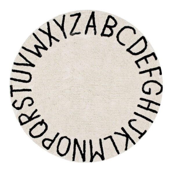 Alfombra lavable ABC - Natural - Imagen 2