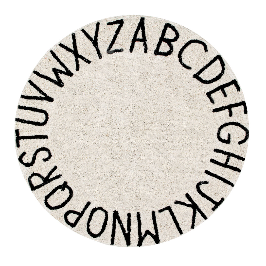 Alfombra lavable ABC - Natural - Imagen 2