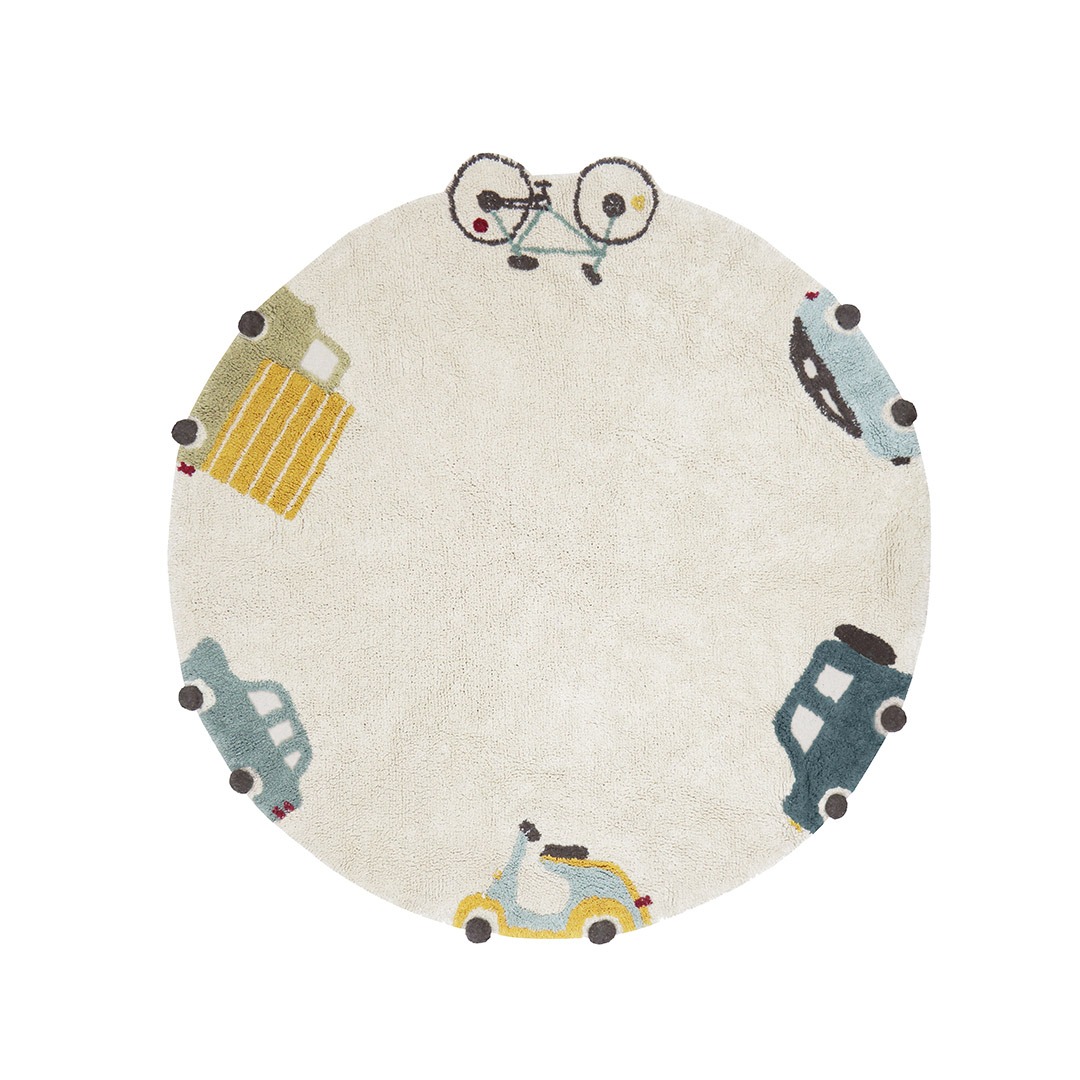 Alfombra lavable Wheels - Imagen 4