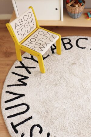 Alfombra lavable ABC - Natural