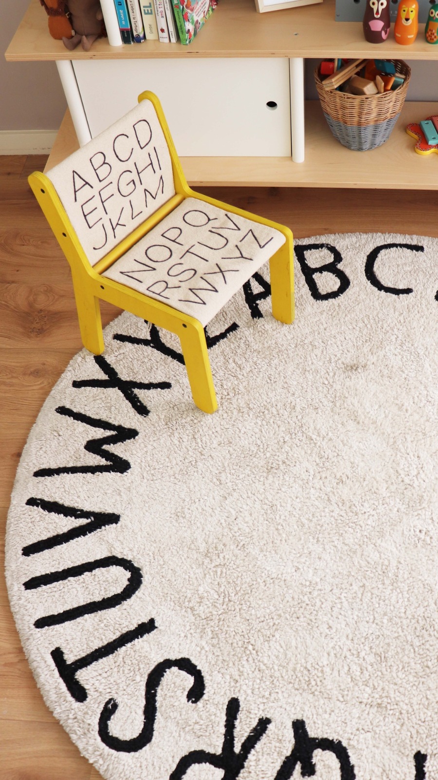 Alfombra lavable ABC - Natural
