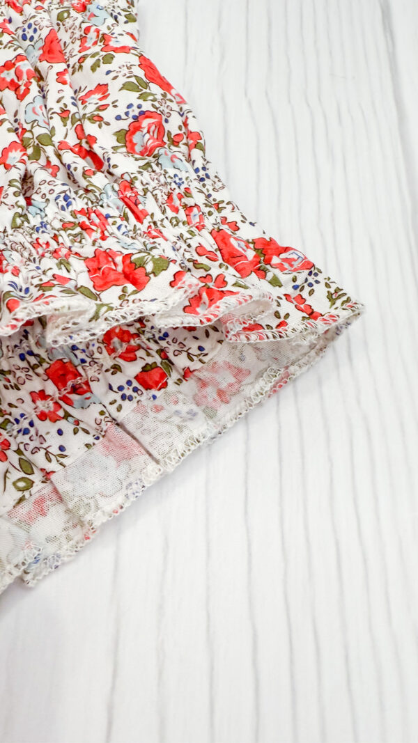 Short Valencia Flores Rojas - Imagen 3