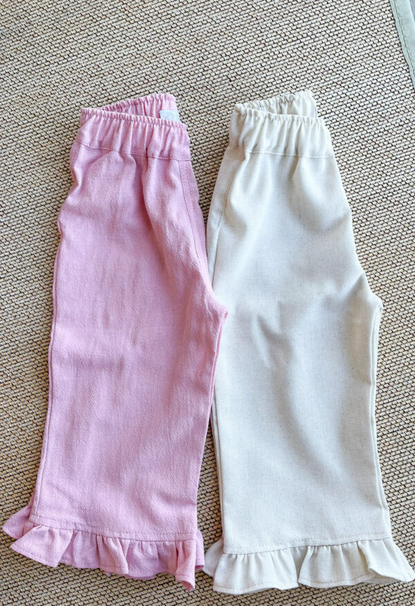 Pantalón Lino Volado