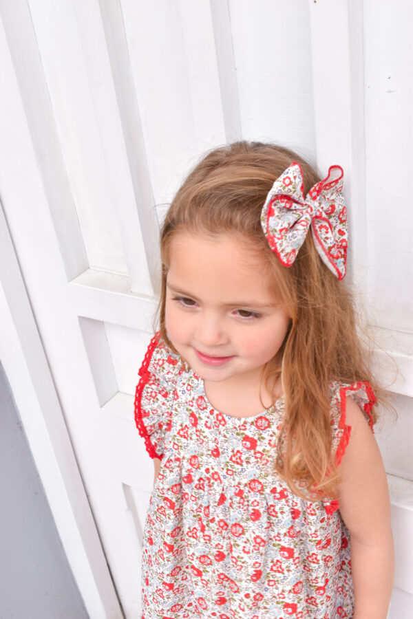Vestido Andalucía Flores Rojas - Imagen 2