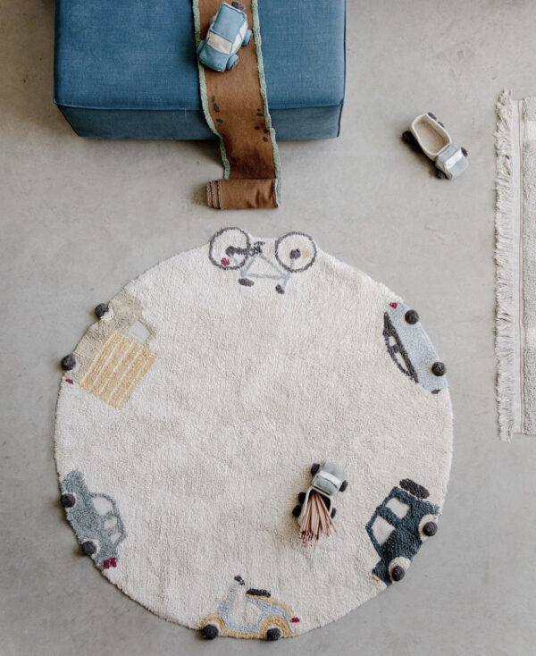 Alfombra lavable Wheels - Imagen 2