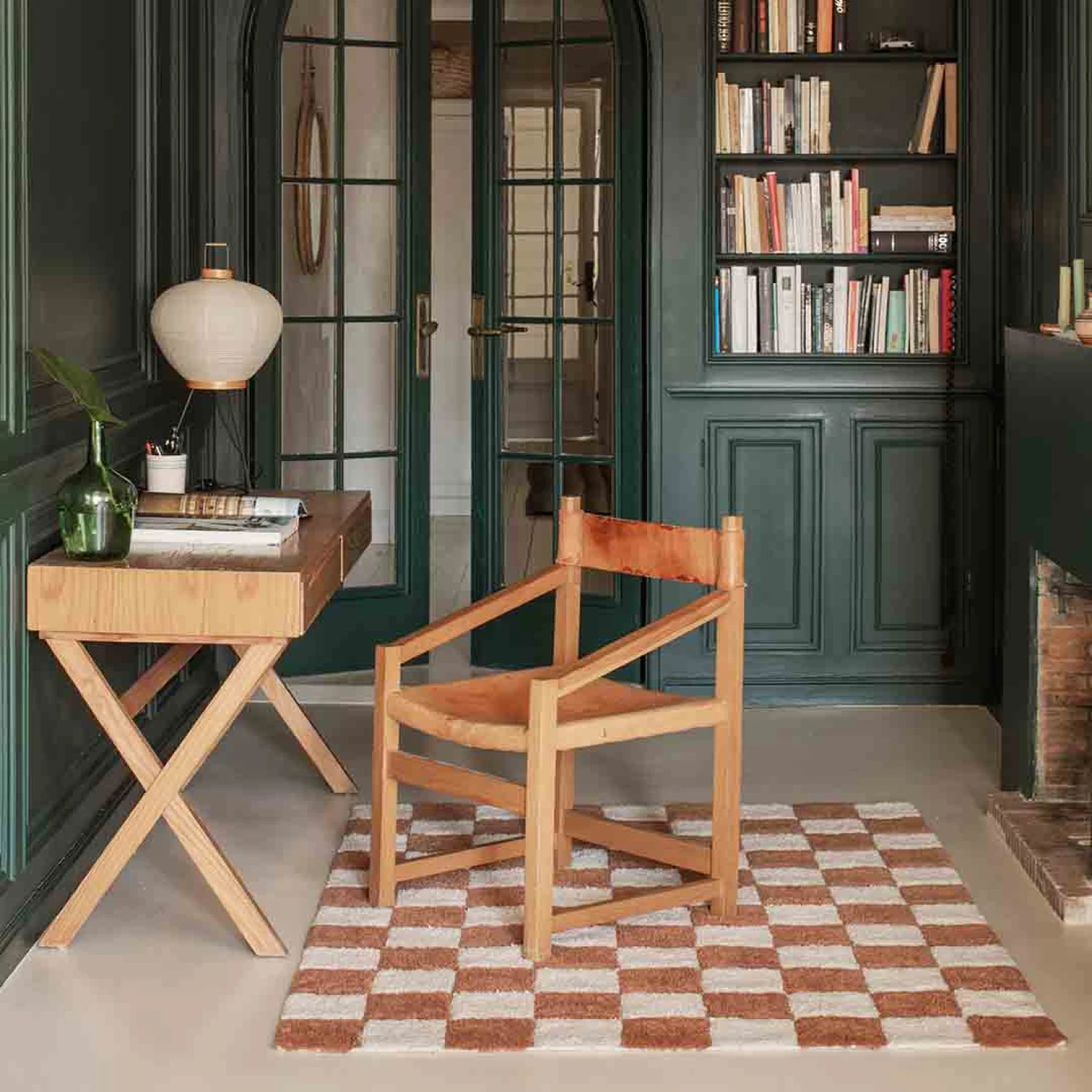 Alfombra lavable -Kitchen Tiles - Toffee - Imagen 4