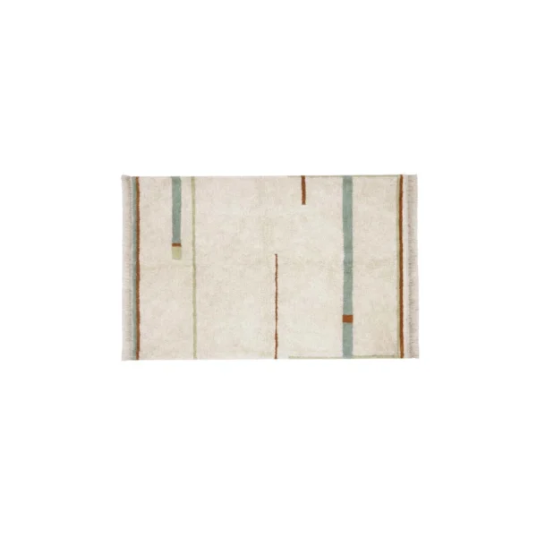Alfombra lavable - Lanes Vintage Nude Blue - XS - Imagen 2