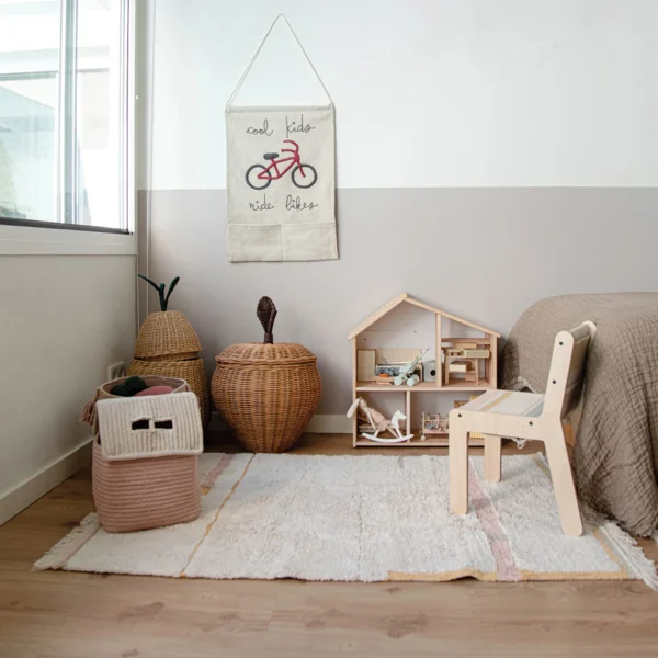 Alfombra lavable - Lanes Vintage Nude Pink - XS