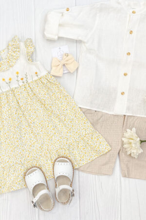 Vestido Peto Bordado Liberty