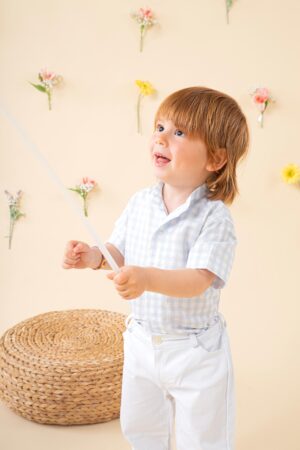 Camisa Cuello Mao MC