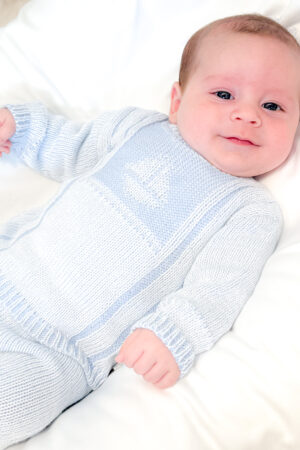 Conjunto de batita y pelele Marbella