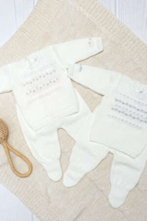 Conjunto de batita y pelele modelo Lugano