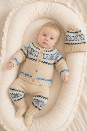 Set tejido Alpaca - Buzo / Pantalón / Gorro