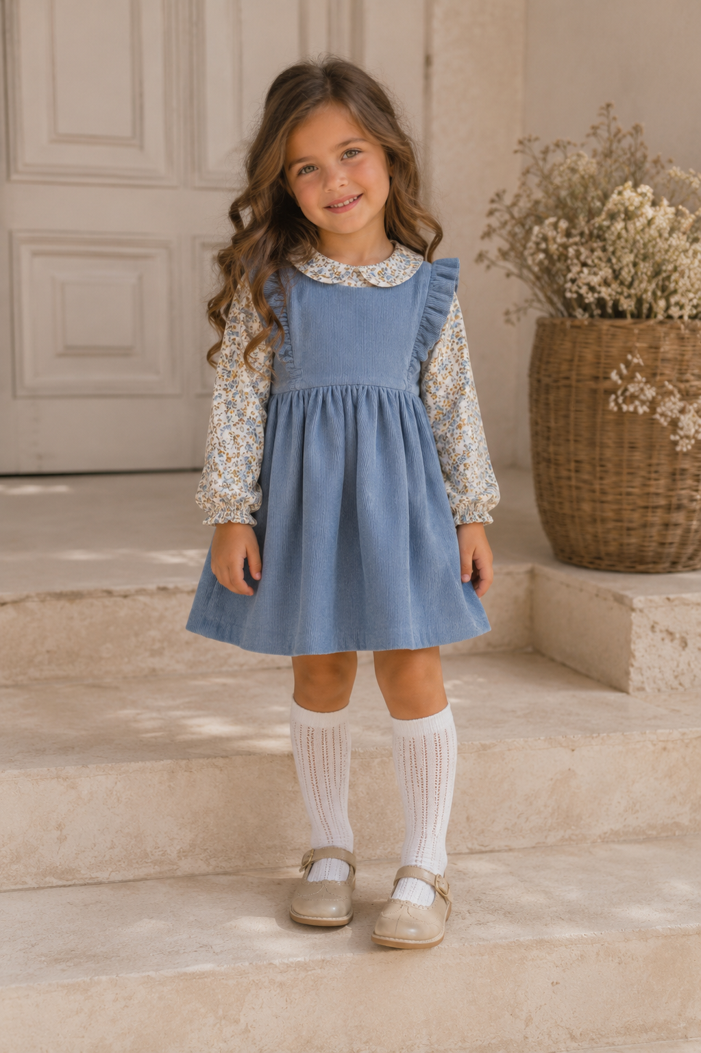Jumper cotele Volado PIMA Azul