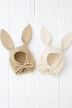 Gorro tejido Bunny en Alpaca