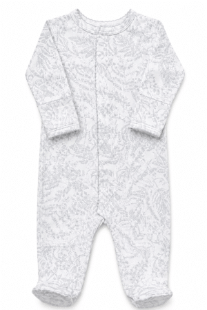Enterito PIMA Toile de Jouy Gris