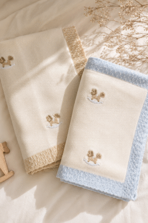 Rebozo tejido en Alpaca Bordado Baby Horse