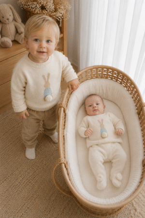 Sweater tejido Alpaca Bunny Tail Crudo