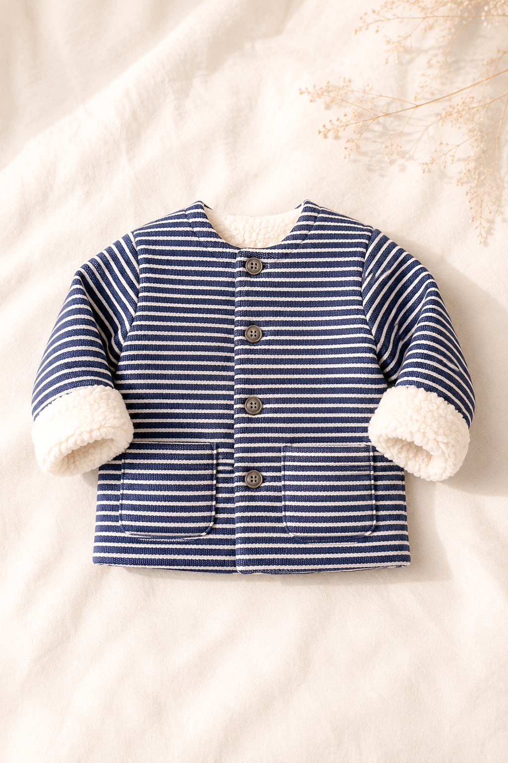 Campera Forrada Rayada